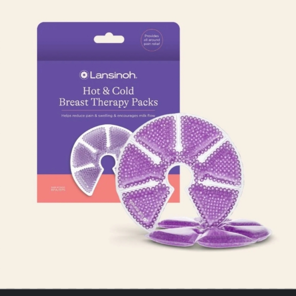 Lansinoh Hot & Cold Breast Therapy Packs - Purple